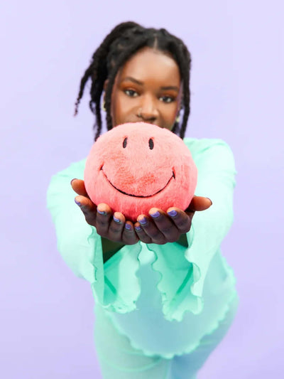 Bon Ton Toys Smiley Eco Fuzzy ø13, Bright Coral