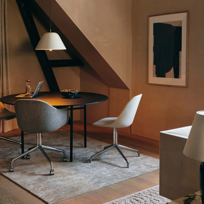 Audo Copenhagen Snaregade Dining Table Round Ø138cm, dark oak