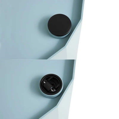 HAY Facet High cabinet, misty blue