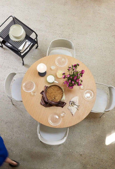 Hübsch Straight ø120 dining table