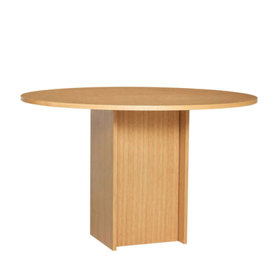 Hübsch Straight ø120 dining table