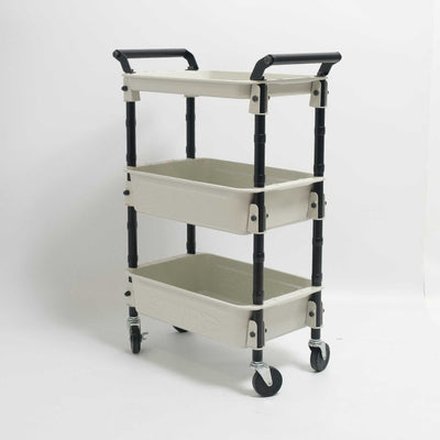 TOYO TWR-4SB steel tool trolley, White