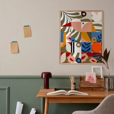 Taquin Blouma puzzle wall art 63x78