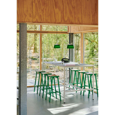 Hay Brim pendant, bottle green