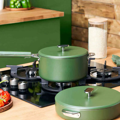 Cookut Marvellous stainless steel saucepan 20 cm, fern