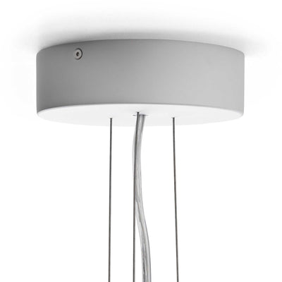 Hay Apollo chandelier 745 (six arms), White opal glass