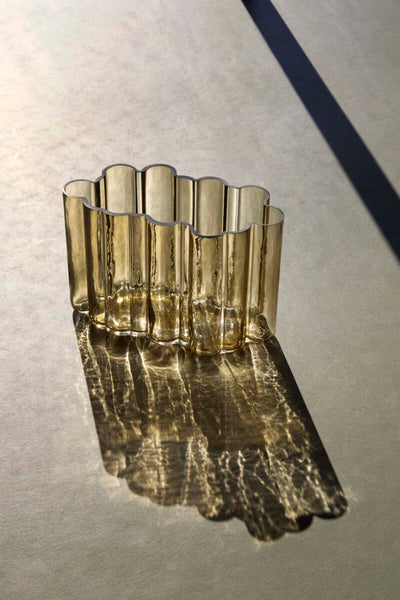 Hubsch Umber Vase Amber