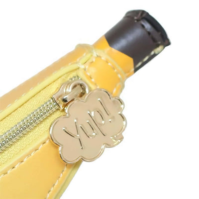 Marushin Yup! Leather pouch, banana