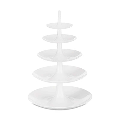 Koziol Babell serving dish 5-tier, white