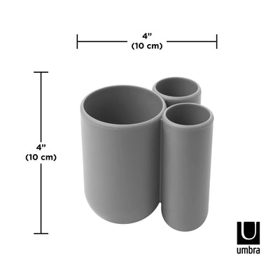 Umbra Touch toothbrush holder, grey