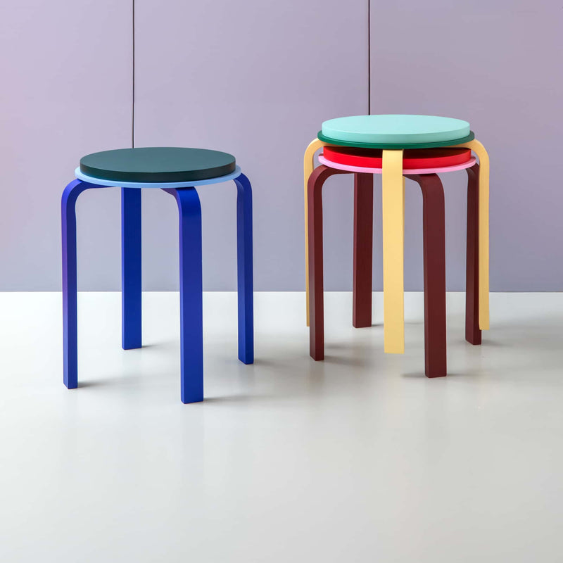 Remember 'Max' stool, blue