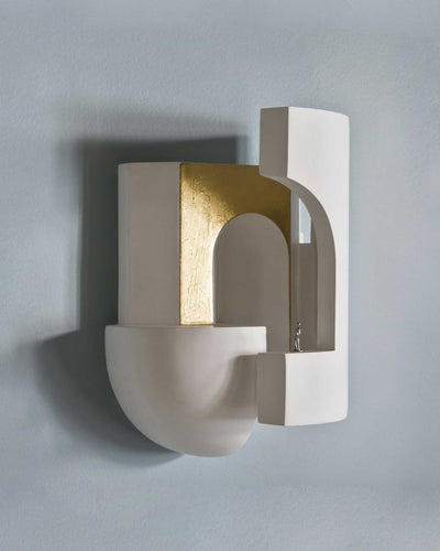 DCW editions Soul Story 2 Wall Lamp, White/Gold