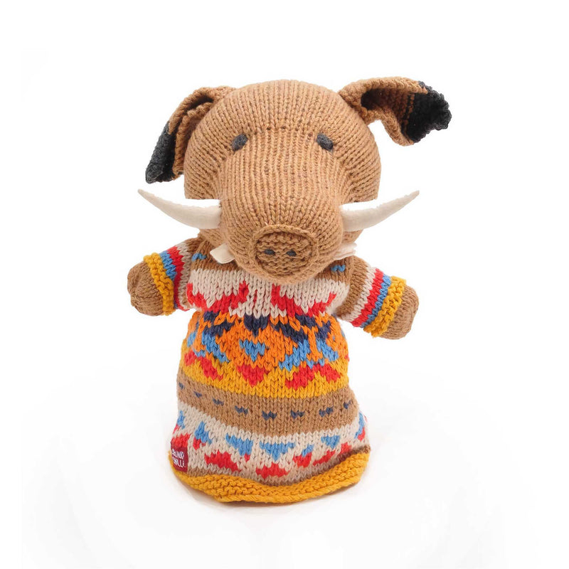 Chunkichilli hand puppet, wild boar