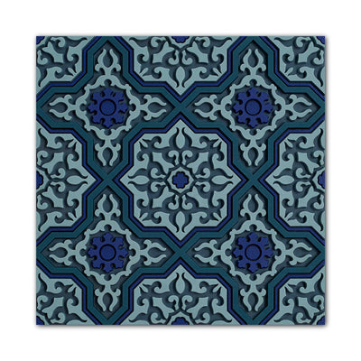 Images d'Orient Silicone Coaster, vagabonde dentelle lin (9x9 cm)