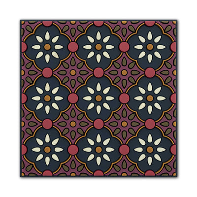 Images d'Orient Silicone Coaster, zahra white (9x9 cm)