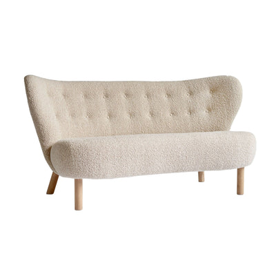 &Tradition VB2 Little Petra 2 Seater Sofa, Karakorum 003/Oak w150xd80xh75cm