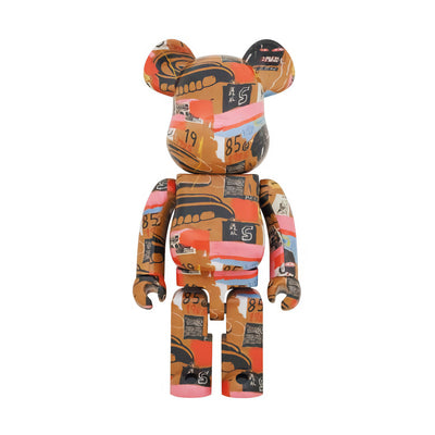 BE@RBRICK Andy Warhol x JEAN-MICHEL BASQUIAT #2 1000%