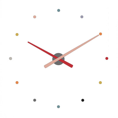 Nomon OJ wall clock, rainbow