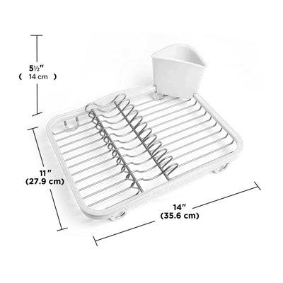 Umbra Sinkin dish rack, charcoal