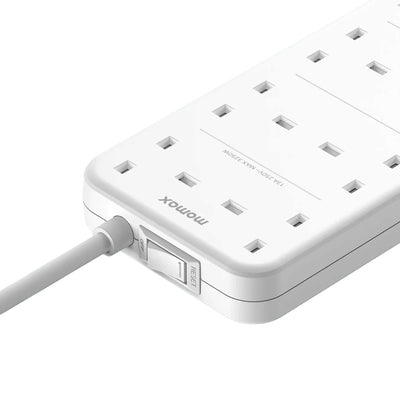 Momax ONEPLUG 8-Outlet Power Strip With USB (PD3.0)