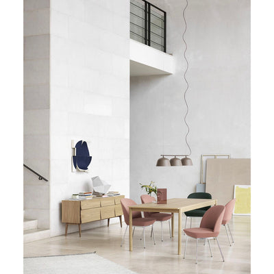 Muuto Oslo side chair, chrome