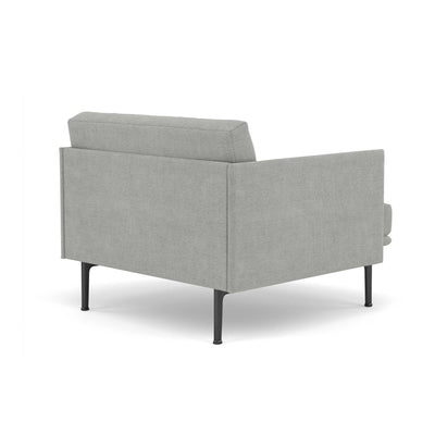 Muuto Outline Chair Black Base, Fiord151 w88xd86xh71cm