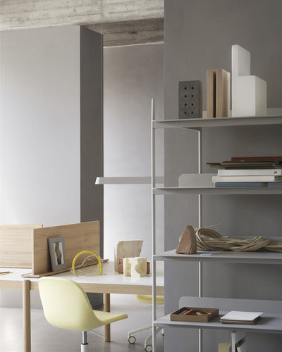 Muuto Linear pendant lamp, grey (169.2 cm)