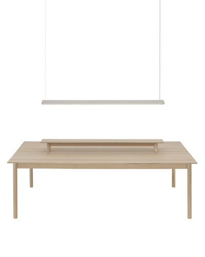 Muuto Linear pendant lamp, grey (169.2 cm)