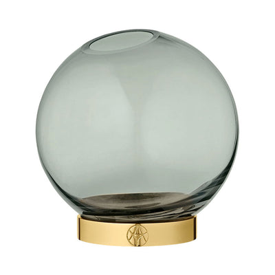 Aytm Globe flower pot ø17, forest/gold