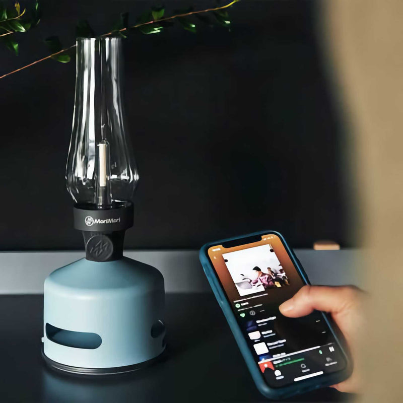 MoriMori LED Lantern Speaker, Moonlit Ocean
