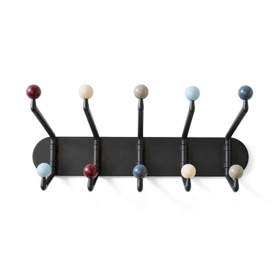 &tradition SC76 Capture wall coat rack, graphite/colour knob