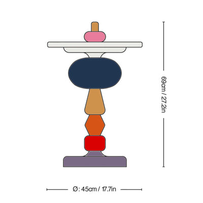 &Tradition Shuffle MH1 side table, array
