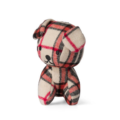 Miffy Snuffy soft toy 21cm, check red/cream