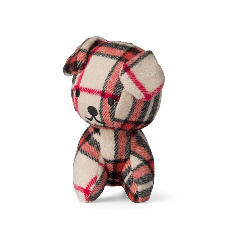 Miffy Snuffy soft toy 21cm, check red/cream