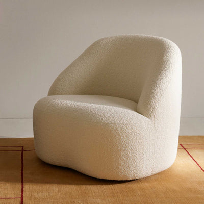 &Tradition LC2 Margas Swivel Lounge Chair, karakorum 001/black lacquered oak