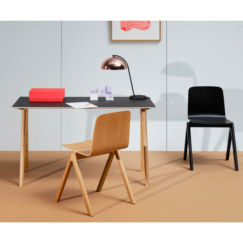 HAY Cph90 Desk, linoleum black (130x65 cm)