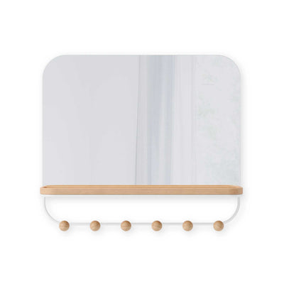 Umbra Estique wall mirror with hooks