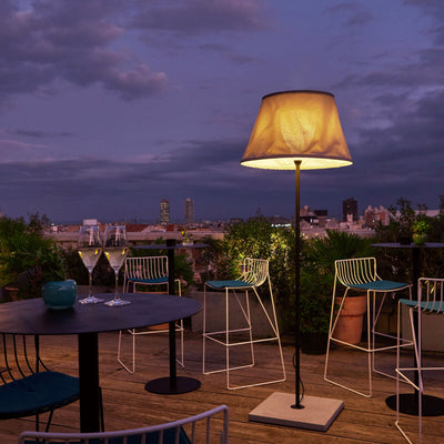 Marset TXL floor lamp, grey (outdoor)