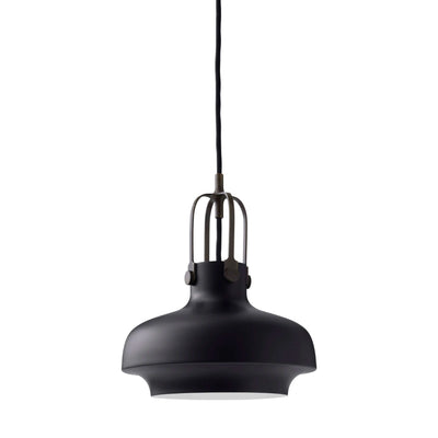 &Tradition SC6 Copenhagen pendant light, matt black/bronzed brass suspension