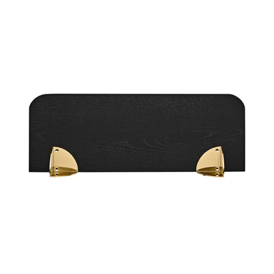 Aytm Aedes Shelf 50cm, black/gold