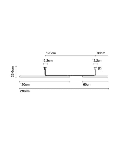Marset Ambrosia 210 ceiling lamp
