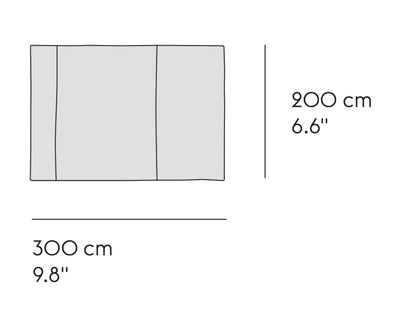 Muuto Varjo rug, dark grey (200x300 cm)