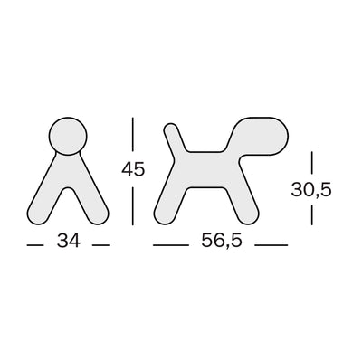 Magis Puppy medium, Turquoise