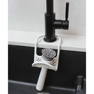 Umbra Sling Flexible Sink Caddy, White