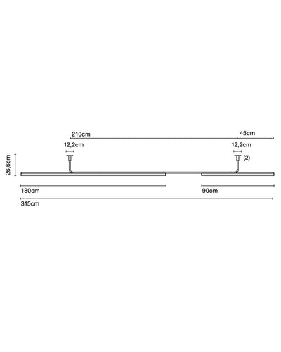 Marset Ambrosia 315 ceiling lamp