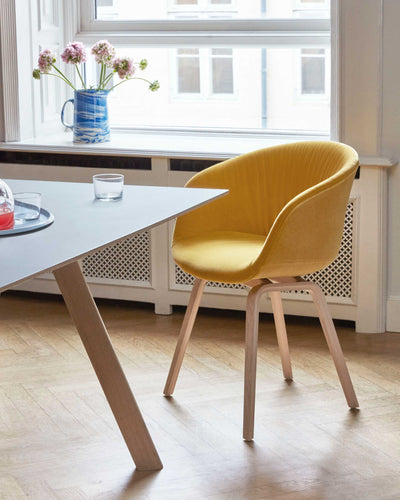 HAY CPH30 table, grey/matt oak (160x80 cm)