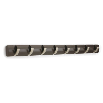 Umbra Flip 8 wall hook, espresso