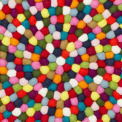 HAY Pinocchio carpet Ø90, multicolour