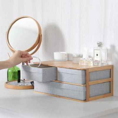 Gudee Ree desktop organizer 3-drawers, natural