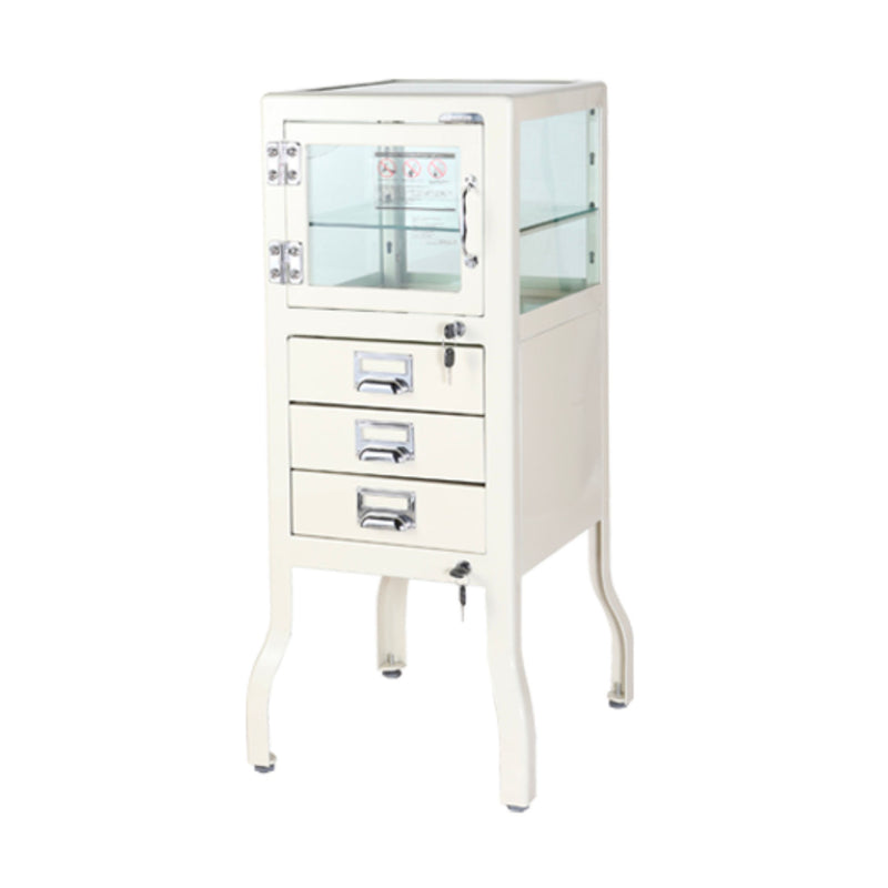 Dulton Dentist cabinet 3 drawers, ivory